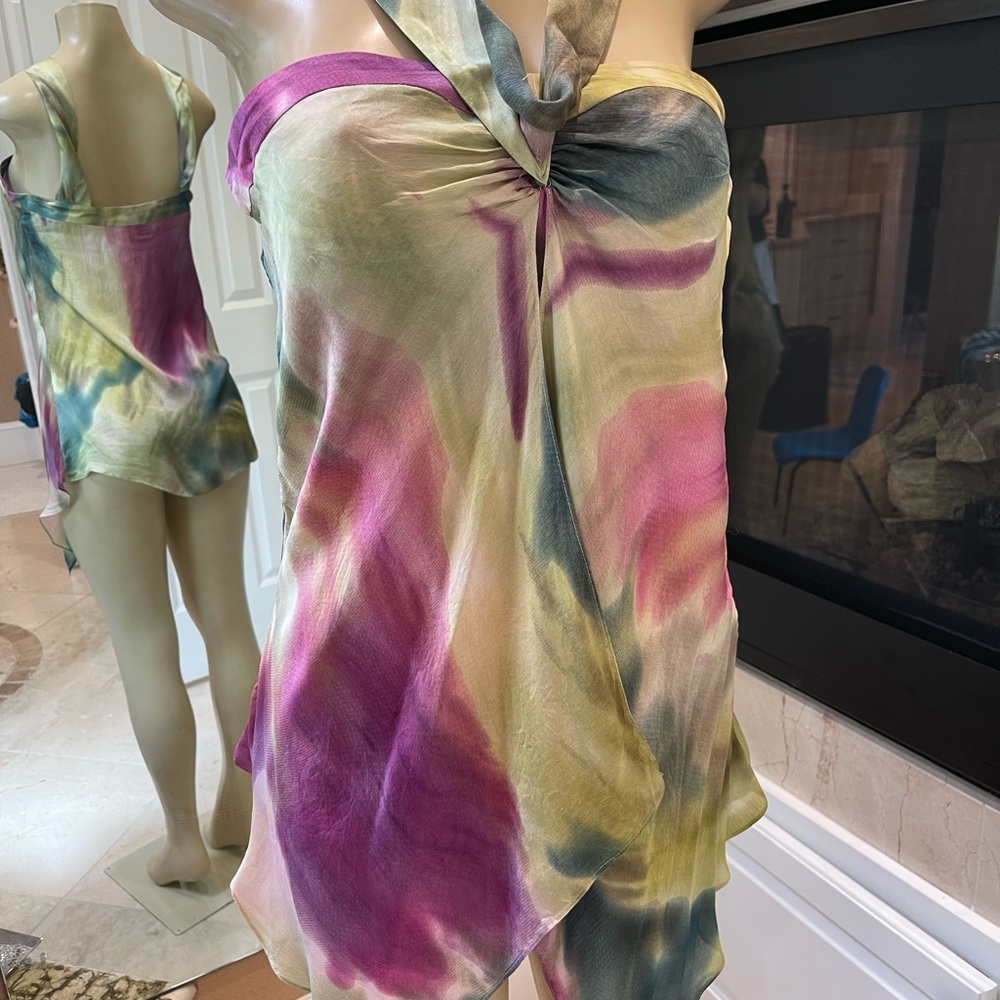 NWOT  Ellavie Silk Top Floral 8